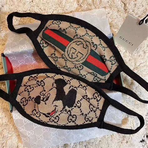 gucci x disney face mask